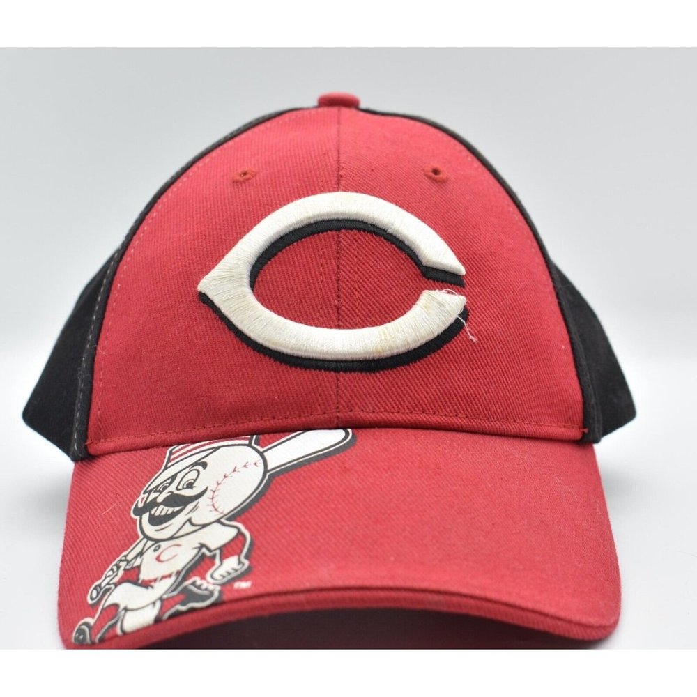 Youth Cincinnati Reds '47 MLB Baseball Hat Cap Red White Adjustable OSFA